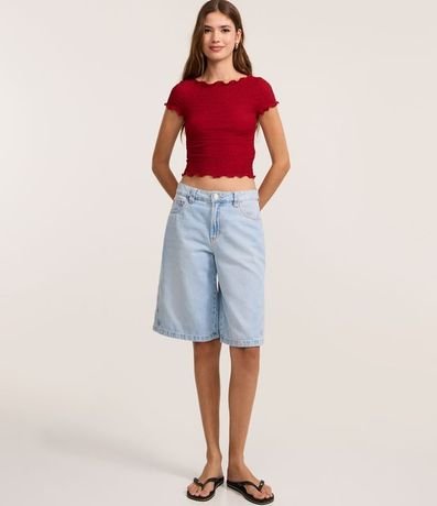 Blusa con Textura y Ondas en los Biés 2