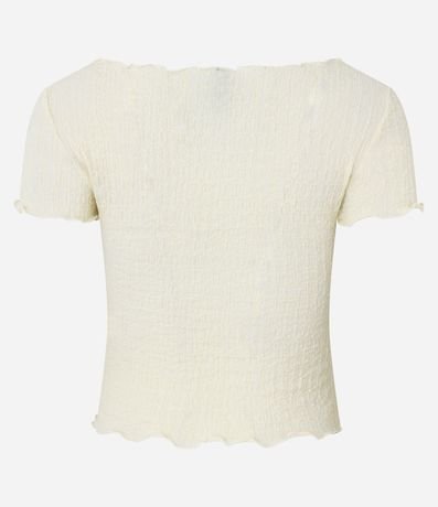 Blusa con Textura y Ondas en los Biés 6