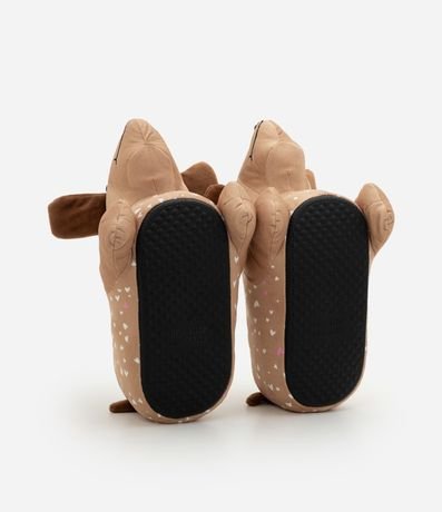 Pantufla Infantil Perro con Corazones - Talle 29 al 36