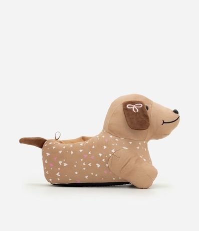Pantufla Infantil Perro con Corazones - Talle 29 al 36 5