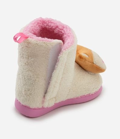 Pantufla Bota Infantil en Fleece con Carita de Esquilo - Talle 19/20 al 27/28 5