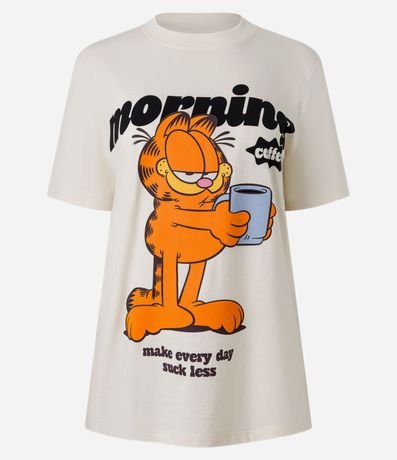 Remera en Algodón con Estampa Garfield 5