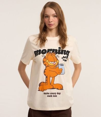 Remera en Algodón con Estampa Garfield 3
