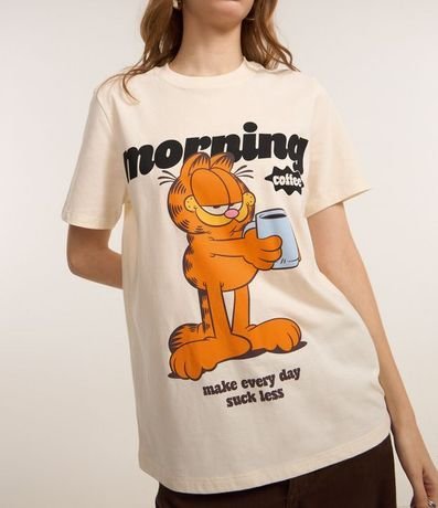 Remera en Algodón con Estampa Garfield 4