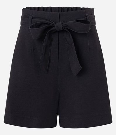 Short Clochard Sastre en Viscosa con Cinturón Lazo 5