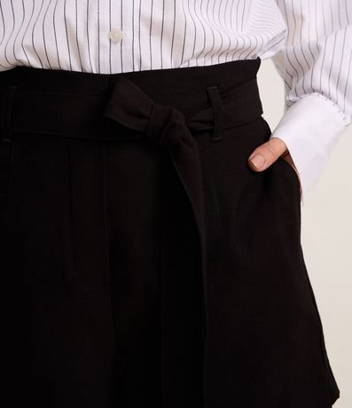 Short Clochard Sastre en Viscosa con Cinturón Lazo 4