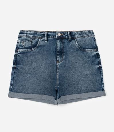 Short Hot Pants Jeans con Bajo Plegado Curve & Plus Size 6