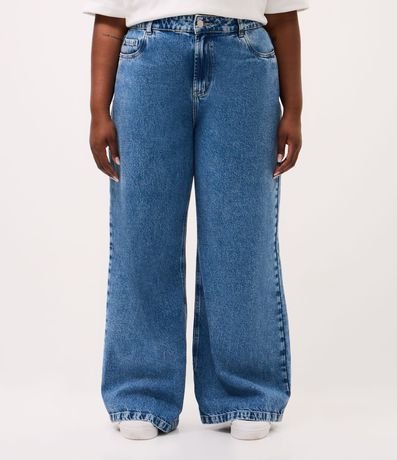 Pantalón Wide Leg Básica en Jeans Curve & Plus Size 2