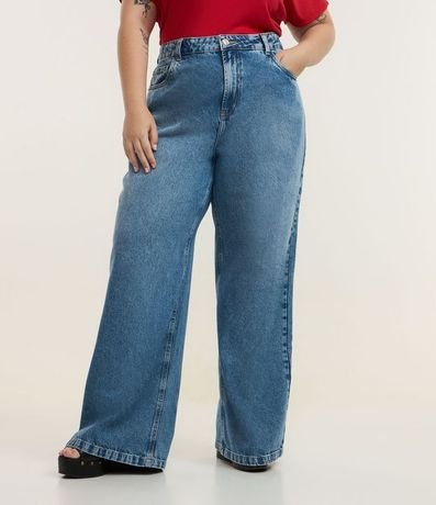 Pantalón Wide Leg Básica en Jeans Curve & Plus Size 2