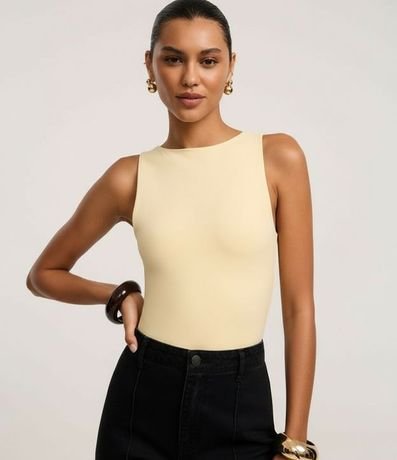 Body Básico en Poliamida con Cuello Halter 6