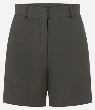 Short Recto Sastre Cintura Alta en Bengalina 5