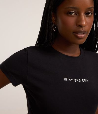 Remera Femenina de Algodón con Estampa “In My Emo Era” 3