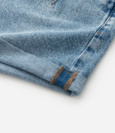 Short Mom en Jeans con Recorte y Bajo Plegado Curve & Plus Size 8