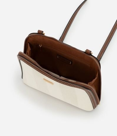 Bolsillo Transversal Pequeña con Estampa Rayada y Asa de Cadena 6