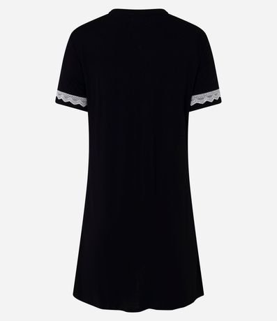 Camisón en Viscosa con Botones y Rendinha 4