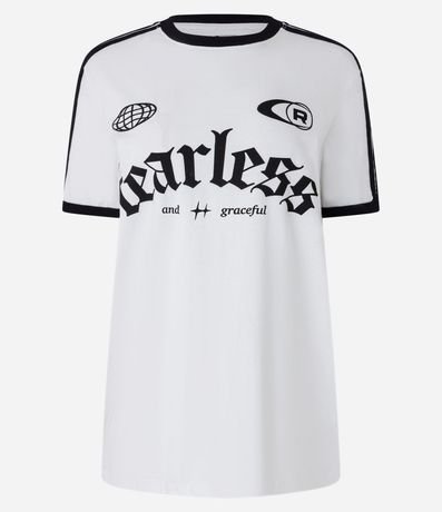 Remera T-shirt Sport Core Lettering Fearless 5