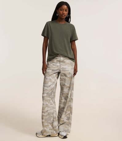 Remera T-shirt en Algodón Desteñido 2