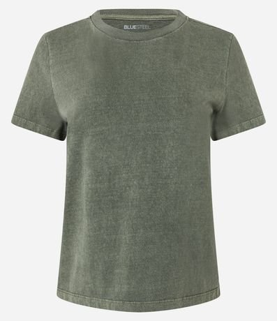 Remera T-shirt en Algodón Desteñido 4