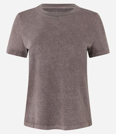 Remera T-shirt en Algodón Desteñido 4