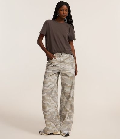 Remera T-shirt en Algodón Desteñido 2