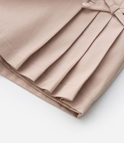 Short Pollera Infantil en Algodón con Pliegues y Moñitas – Talle 1 a 6 años 4