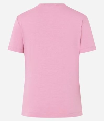 Blusa en Viscosa con Escote V y Manga Corta sin Estampa 2