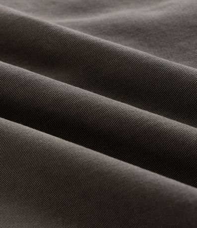 Camisa Overboxy en Sarga con Bolsillo Sobre Delantero 3