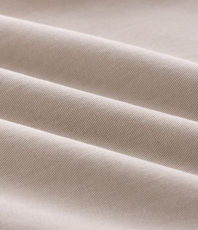 Camisa Overboxy en Sarga con Bolsillo Sobre Delantero 3