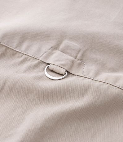 Camisa Overboxy en Sarga con Bolsillo Sobre Delantero 5