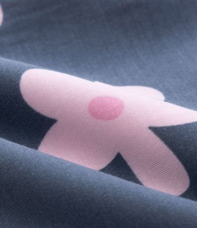 Pantalón Infantil Jogger en Algodón con Estampa Floral Bold – Talle 1 a 5/6 años 3