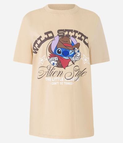 Remera T-Shirt en Algodón con Estampa Stitch Cowboy 4
