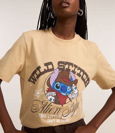 Remera T-Shirt en Algodón con Estampa Stitch Cowboy 3