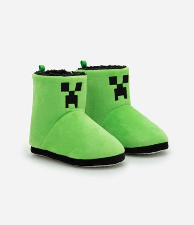 Pantufla Infantil Bota Minecraft – Talle 29 a 38