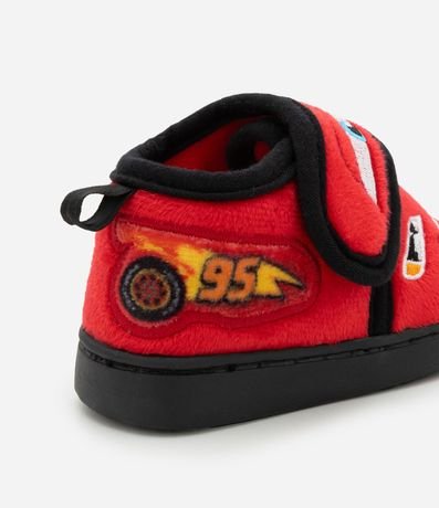 Pantufla Infantil Cerrada en Fleece con Estampa de Cars del Rayo McQueen – Talle 19/20 a 27/28 2