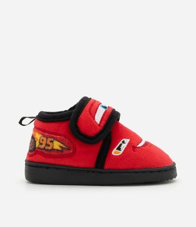 Pantufla Infantil Cerrada en Fleece con Estampa de Cars del Rayo McQueen – Talle 19/20 a 27/28 5