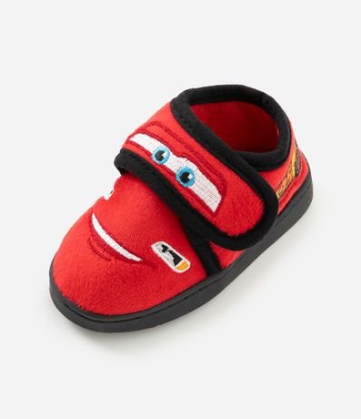 Pantufla Infantil Cerrada en Fleece con Estampa de Cars del Rayo McQueen – Talle 19/20 a 27/28 6