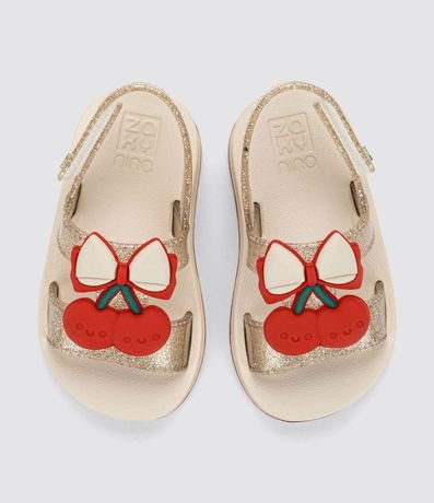 Sandalia Infantil con Patch Cerezas Zaxy Nina - Talle 19 al 27 3