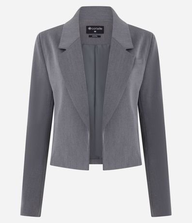Blazer Corto Sastrería con Solapa Estructurada 5