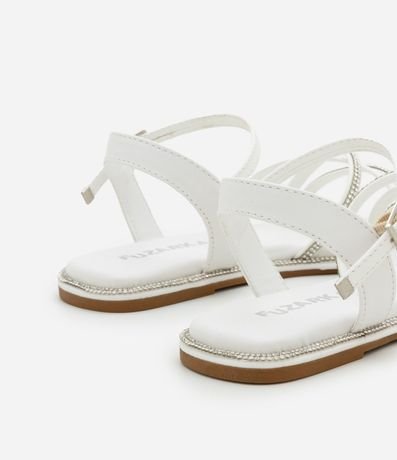 Sandalia Infantil con Tiras y Brillos - Talle 27 al 33 2