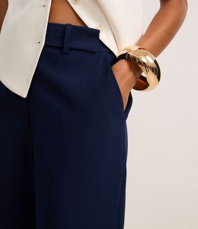 Pantalón Pantalona Sastrería con Cintura Alta 4