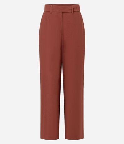 Pantalón Pantalona Sastrería con Cintura Alta 5