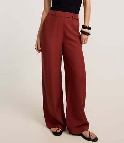 Pantalón Pantalona Sastrería con Cintura Alta 3