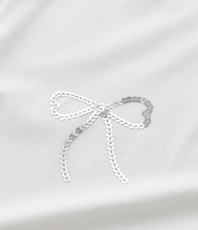 Remera Infantil Regular con Bordado de Lazos - Talle 5 a 14 años 5