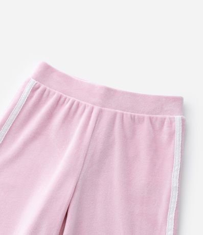 Conjunto Infantil en Plush con Campera y Pantalón Lettering - Talle 1 A 6 años 9