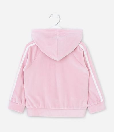 Conjunto Infantil en Plush con Campera y Pantalón Lettering - Talle 1 A 6 años 3