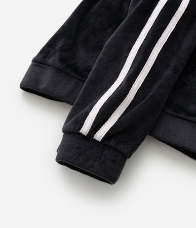 Conjunto Infantil en Plush con Campera y Pantalón Lettering - Talle 1 A 6 años 10