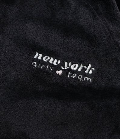 Conjunto Infantil en Plush con Campera y Pantalón Lettering - Talle 1 A 6 años 13