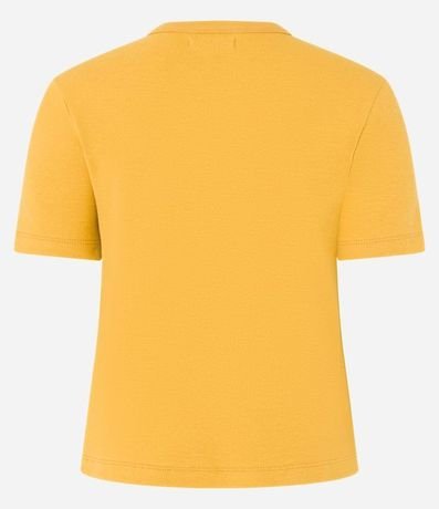 Blusa Básica Ajustada en Rib con Cuello Redondo 8