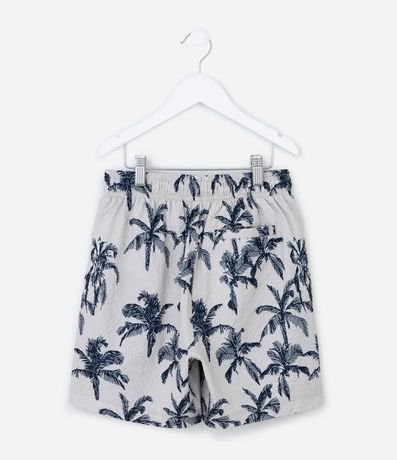 Bermuda Infantil Playera con Estampado Tropical - Talle 5 a 14 años 3