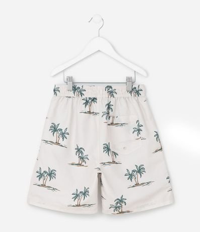 Bermuda Playera Infantil con Estampa de Palmeras Mini Íconos - Talle 5 a 14 años 3